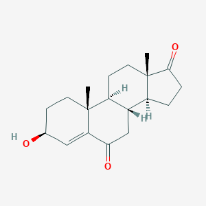 molecular formula C19H26O3 B231265 3-Hydroxyandrost-4-ene-6,17-dione CAS No. 18386-45-3
