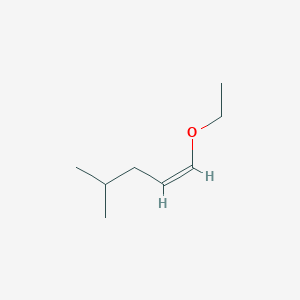 molecular formula C21H21BrN2S2 B231266 cis-(4-Methyl-1-pentenyl) ethyl ether CAS No. 16969-29-2