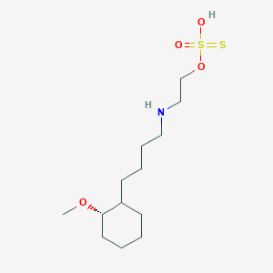 N-(2-hydroxysulfonothioyloxyethyl)-4-[(2S)-2-methoxycyclohexyl]butan-1-amine