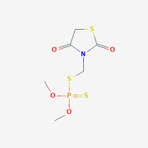 3-(Dimethoxyphosphinothioylsulfanylmethyl)-1,3-thiazolidine-2,4-dione