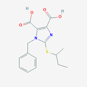 1-benzyl-2-(sec-butylsulfanyl)-1H-imidazole-4,5-dicarboxylic acid