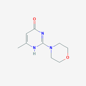 molecular formula C9H13N3O2 B023132 6-Methyl-2-morpholinopyrimidin-4-ol CAS No. 19810-74-3