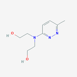 2-[(2-Hydroxyethyl)(6-methylpyridazin-3-yl)amino]ethanol