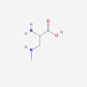 molecular formula C17H25N5O13 B231340 2-Amino-3-(methylamino)propanoic acid CAS No. 16676-91-8