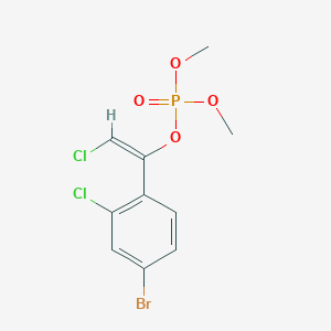 1-(4-Bromo-2-chlorophenyl)ethenyl dimethyl phosphate