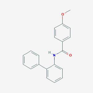 molecular formula C20H17NO2 B231361 N-[1,1'-biphenyl]-2-yl-4-methoxybenzamide 