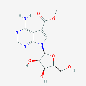 7H-Pyrrolo(2,3-d)pyrimidine-5-carboxylic acid, 4-amino-7-beta-D-ribofuranosyl-, methyl ester
