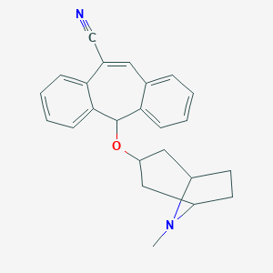5-[(8-methyl-8-azabicyclo[3.2.1]oct-3-yl)oxy]-5H-dibenzo[a,d]cycloheptene-10-carbonitrile