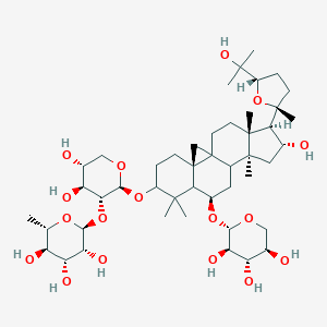 molecular formula C46H76O17 B023139 Astrasieversianin XV CAS No. 101843-83-8