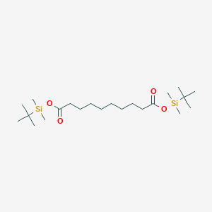molecular formula C22H46O4Si2 B023141 Bis[tert-butyl(dimethyl)silyl] sebacate CAS No. 104255-98-3