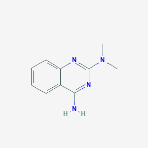 molecular formula C10H12N4 B231438 4-Amino-2-dimethylaminoquinazoline 