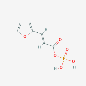 molecular formula C9H20O3Si B231441 beta-(2-Furyl)acryloyl phosphate CAS No. 16655-99-5