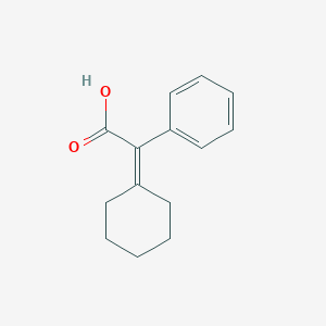 molecular formula C14H16O2 B231445 Cyclohexylidene(phenyl)acetic acid 