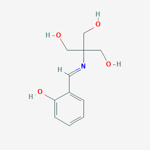 molecular formula C11H15NO4 B231450 2-[[[2-Hydroxy-1,1-di(hydroxymethyl)ethyl]imino]methyl]phenol CAS No. 18212-81-2