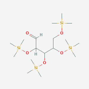 molecular formula C17H42O5Si4 B231459 2,3,4,5-Tetrakis(trimethylsilyloxy)pentanal CAS No. 18623-22-8