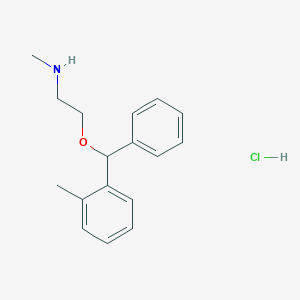 molecular formula C₁₇H₂₂ClNO B023146 Tofenacin hydrochloride CAS No. 10488-36-5