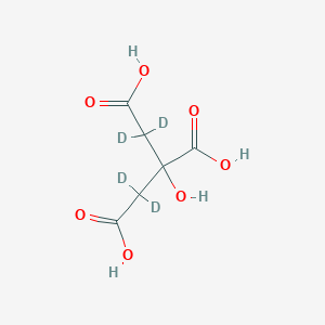 molecular formula C6H8O7 B023150 Citric acid-2,2,4,4-d4 CAS No. 147664-83-3
