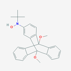 molecular formula C26H27NO3 B023154 N-Hydroxytryptacene CAS No. 103438-73-9