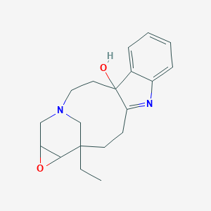 molecular formula C19H24N2O2 B231558 Voaphylline indolenine, hydroxy- CAS No. 18269-16-4