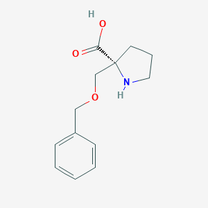 molecular formula C13H17NO3 B231576 2-[(Benzyloxy)methyl]proline 