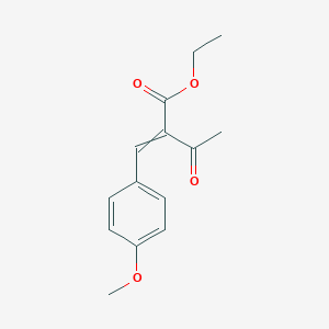 Ethyl 2-[(4-methoxyphenyl)methylidene]-3-oxobutanoate