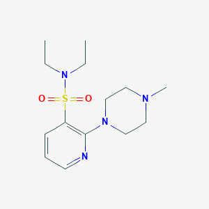 N,N-diethyl-2-(4-methyl-1-piperazinyl)-3-pyridinesulfonamide