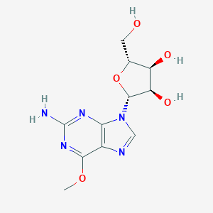 molecular formula C₁₁H₁₅N₅O₅ B023165 O-Methylguanosine CAS No. 7803-88-5