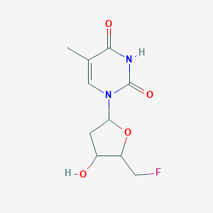 1-[5-(Fluoromethyl)-4-hydroxyoxolan-2-yl]-5-methylpyrimidine-2,4-dione