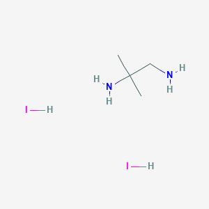 molecular formula C4H14I2N2 B231664 2-Methylpropane-1,2-diamine dihydrochloride CAS No. 15444-85-6