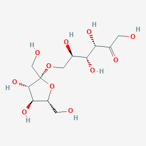 molecular formula C19H21F17O B231676 D-Fructose, 6-O-beta-D-fructofuranosyl- CAS No. 17669-60-2