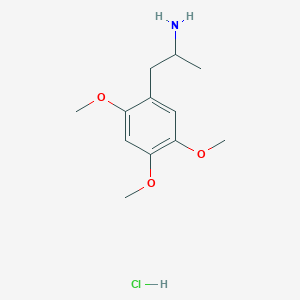 molecular formula C12H20ClNO3 B231678 2,4,5-Trimethoxyamphetamine hydrochloride CAS No. 15995-72-9