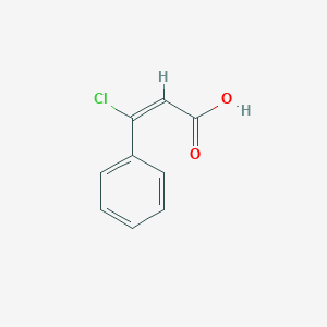 2-Propenoic acid, 3-chloro-3-phenyl-, (Z)-
