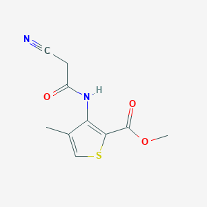 Methyl 3-[(cyanoacetyl)amino]-4-methyl-2-thiophenecarboxylate