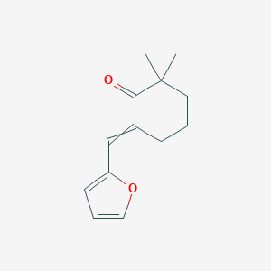 6-(Furan-2-ylmethylidene)-2,2-dimethylcyclohexan-1-one