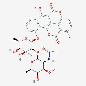 molecular formula C35H37NO14 B023170 N-Acetylelsamicin A CAS No. 106544-47-2