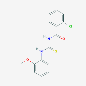 2-chloro-N-[(2-methoxyphenyl)carbamothioyl]benzamide