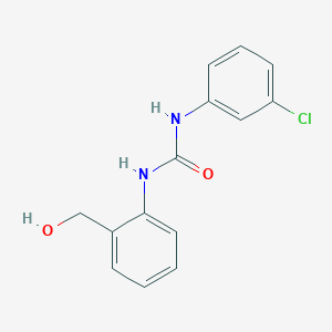 N-(3-chlorophenyl)-N'-[2-(hydroxymethyl)phenyl]urea