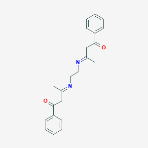 molecular formula C13H10ClNO B231736 N,N'-Ethylenebis(3-amino-1-phenyl-but-2-en-1-one) CAS No. 16087-30-2