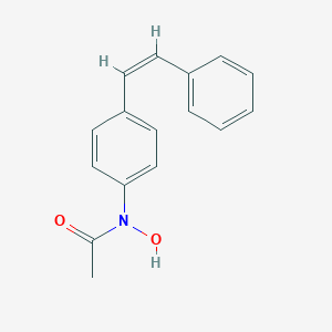molecular formula C16H23NO3 B231739 4-(N-Hydroxyacetamido)stilbene CAS No. 18559-95-0