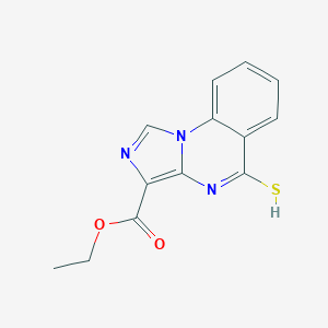 ethyl 5-sulfanylimidazo[1,5-a]quinazoline-3-carboxylate