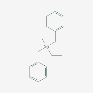 molecular formula C11H14O4 B231768 Dibenzyl(diethyl)stannane CAS No. 19127-46-9