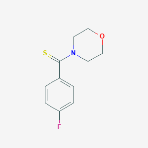 molecular formula C11H12FNOS B231771 4-(4-Fluorobenzothioyl)morpholine 