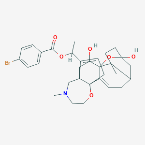 molecular formula C31H38BrNO6 B231772 BB-Bct-A CAS No. 19457-36-4