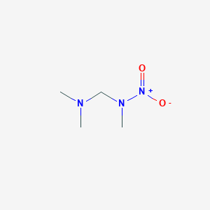 molecular formula C4H11N3O2 B023178 N-[(Dimethylamino)methyl]-N-methylnitramide CAS No. 104892-75-3