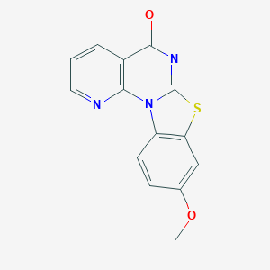 9-methoxy-5H-pyrido[3',2':5,6]pyrimido[2,1-b][1,3]benzothiazol-5-one