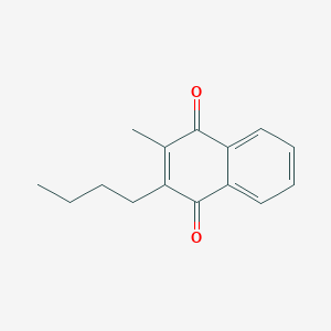 molecular formula C15H16O2 B231783 2-Butyl-3-methylnaphthalene-1,4-dione 