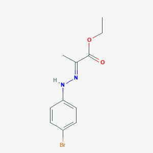 (E)-ETHYL 2-(2-(4-BROMOPHENYL)HYDRAZONO)PROPANOATE