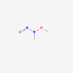 molecular formula C2H6CuN2 B231834 Nitrosomethoxymethylamine CAS No. 16339-12-1