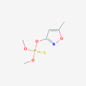 molecular formula C6H10NO4PS B231869 dimethoxy-[(5-methyl-1,2-oxazol-3-yl)oxy]-sulfanylidene-lambda5-phosphane CAS No. 18853-95-7
