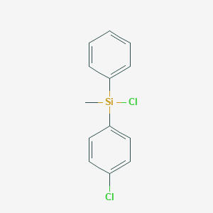 molecular formula C16H21NOHBr B231882 Chloro(4-chlorophenyl)(methyl)(phenyl)silane CAS No. 18081-12-4